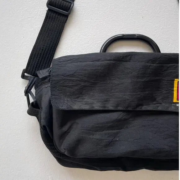 Vtg 1991 MTV Logo Small Shoulder Bag / Nylon Rare Music Awards Television 1990s